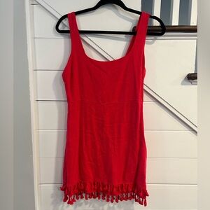 Red Mini Dress. (M)